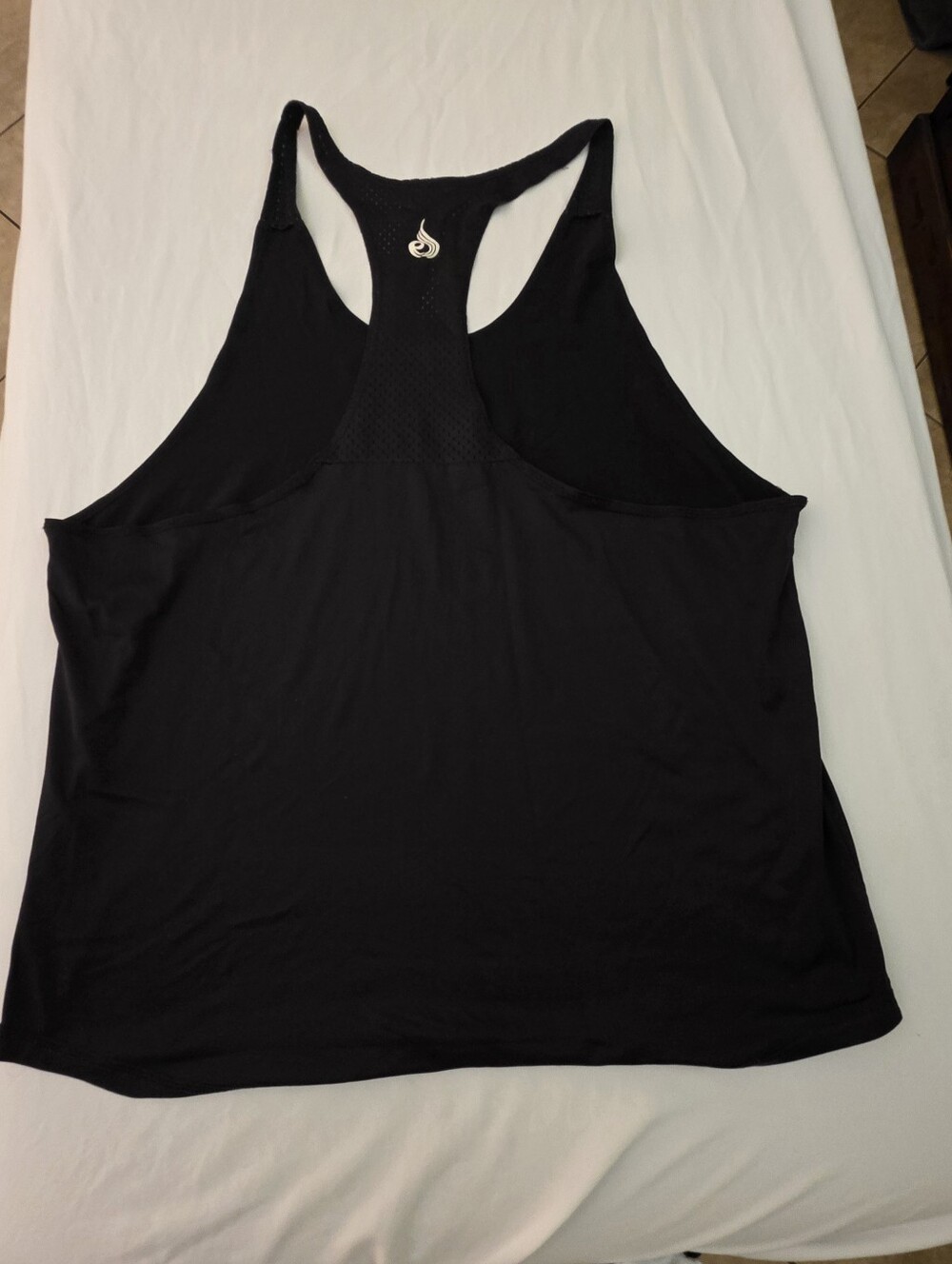 Ryderwear Black Mesh Racerback Training Tank - Picture 3 of 3